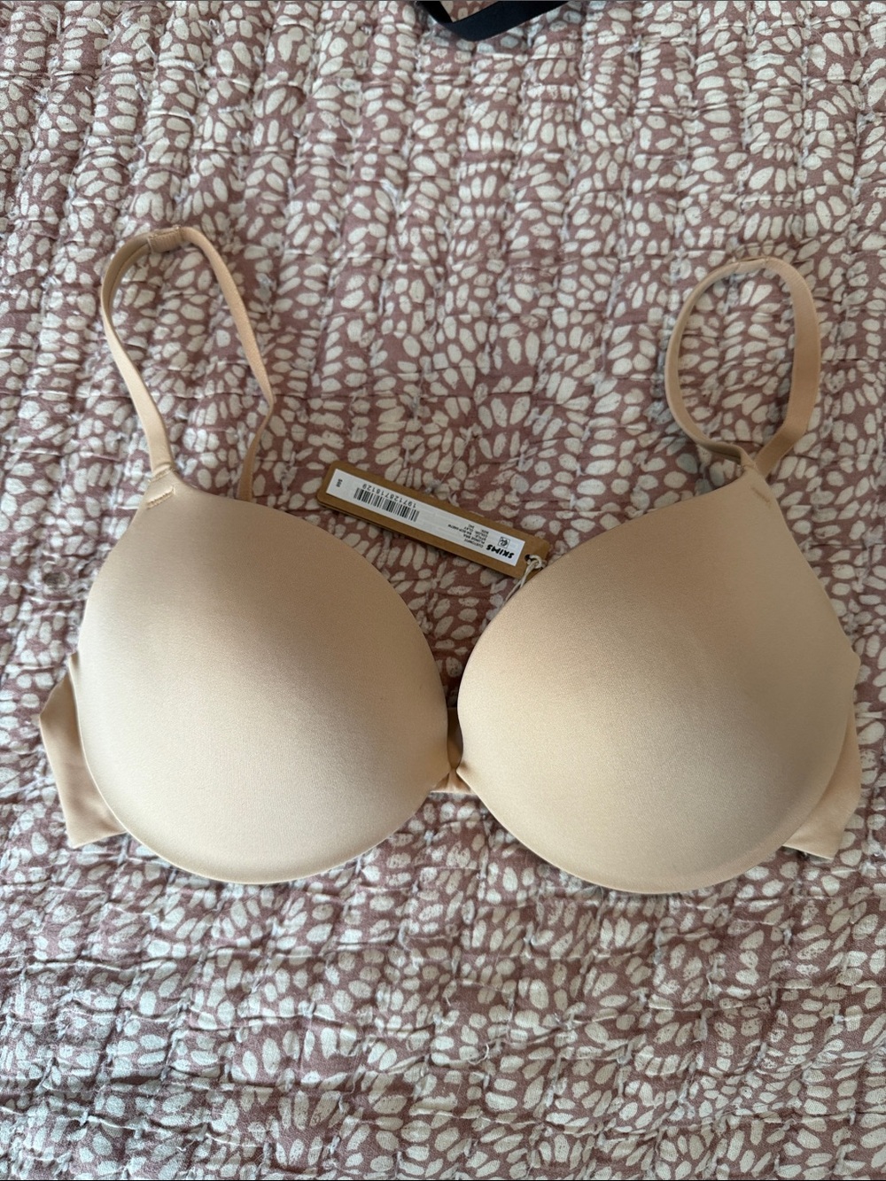 SKIMS Customfit Plunge Bra in Clay
